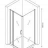 Душевой уголок Berges Urban 90х90 061011 профиль Хром стекло прозрачное Душевой уголок Berges Urban 90х90 061011 профиль Хром стекло прозрачное