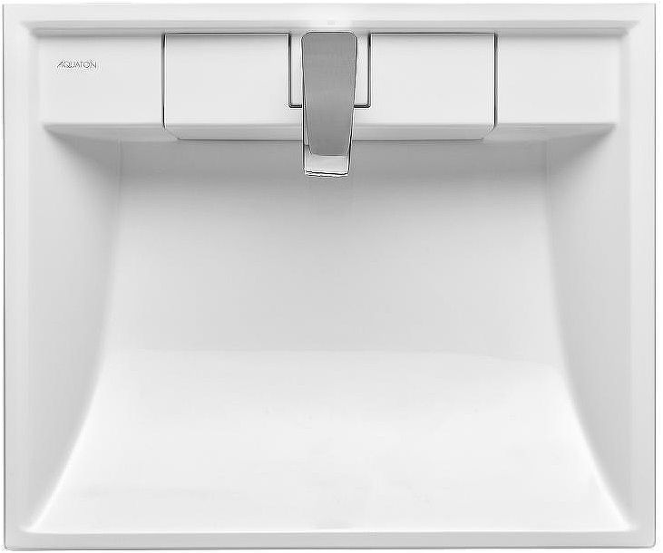 Раковина Aquaton Рейн 60 1A72103KRW010 на стиральную машину Белая Раковина Aquaton Рейн 60 1A72103KRW010 на стиральную машину Белая