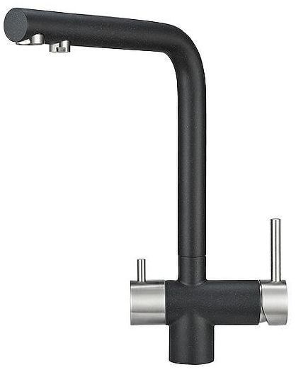 Смеситель для кухни Granula 2305 цвет Черный