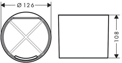 Hansgrohe WallStoris Стакан, цвет: матовый белый
