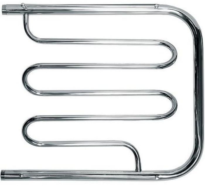 Водяной полотенцесушитель Ника Econ ПМ2 60x50 с полкой Хром