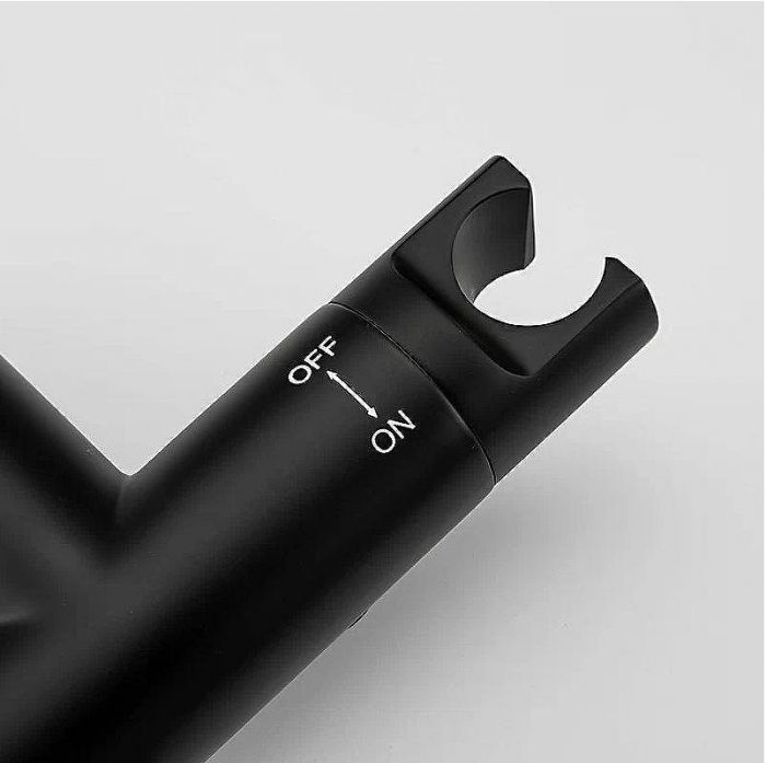 Гигиенический душ со смесителем Gappo G7290-6 с термостатом Черный матовый