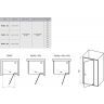 Душевая дверь в нишу 100 см Ravak Pivot 03GA0300Z1, transparent, черный