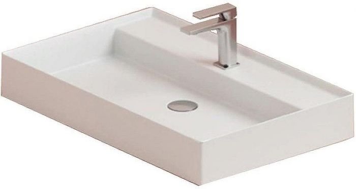 Раковина Artceram Scalino 75 SCL008 01 00 Белая глянцевая