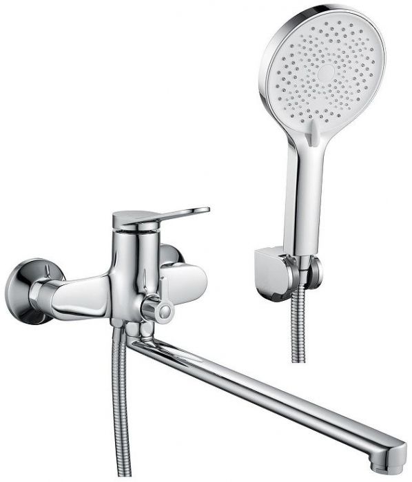 Смеситель для ванны Shevanik S6222 универсальный цвет Хром