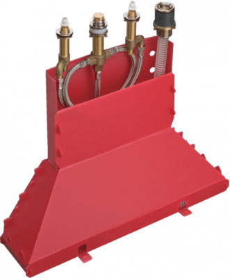 Hansgrohe Скрытая часть смесителя на бортик ванны на 4 отв.