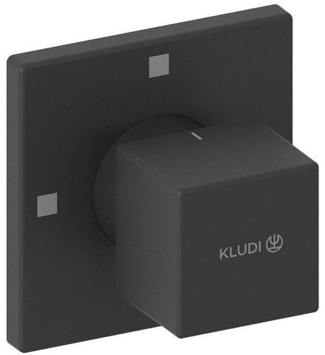 Переключатель потоков Kludi Decus 548463975 Черный матовый
