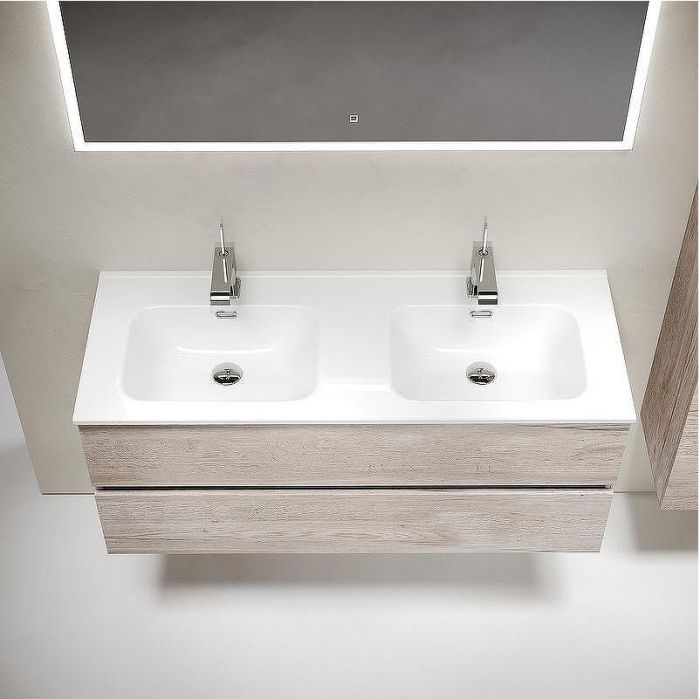 Тумба под раковину Sancos Urban 120 UR120-2EG подвесная Дуб Галифакс натуральный