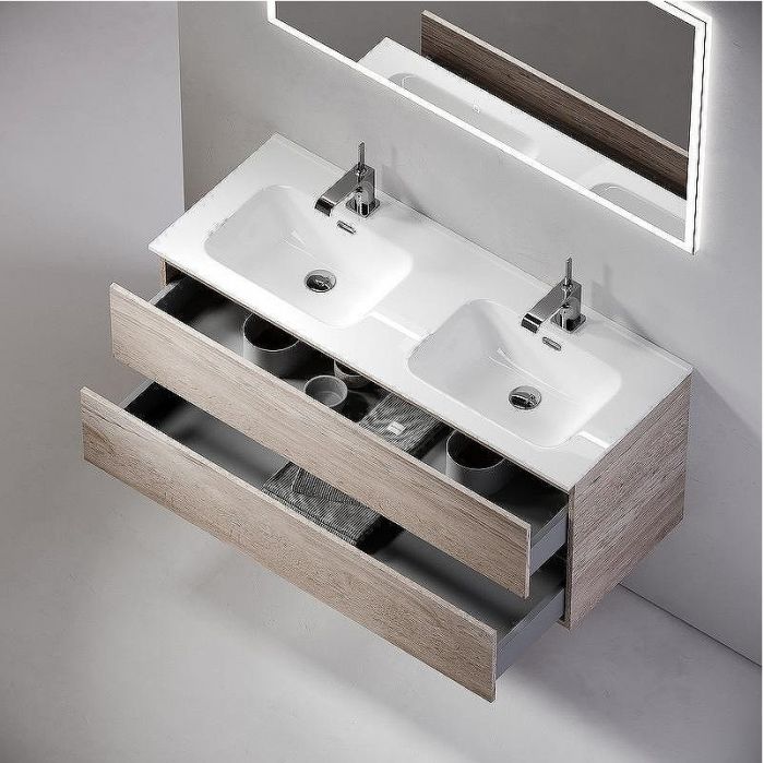 Тумба под раковину Sancos Urban 120 UR120-2EG подвесная Дуб Галифакс натуральный