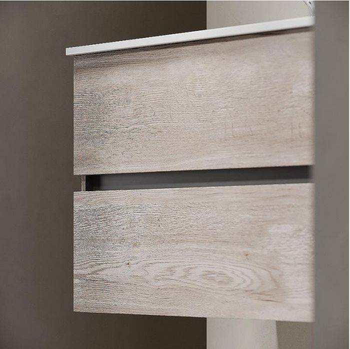 Тумба под раковину Sancos Urban 120 UR120-2EG подвесная Дуб Галифакс натуральный