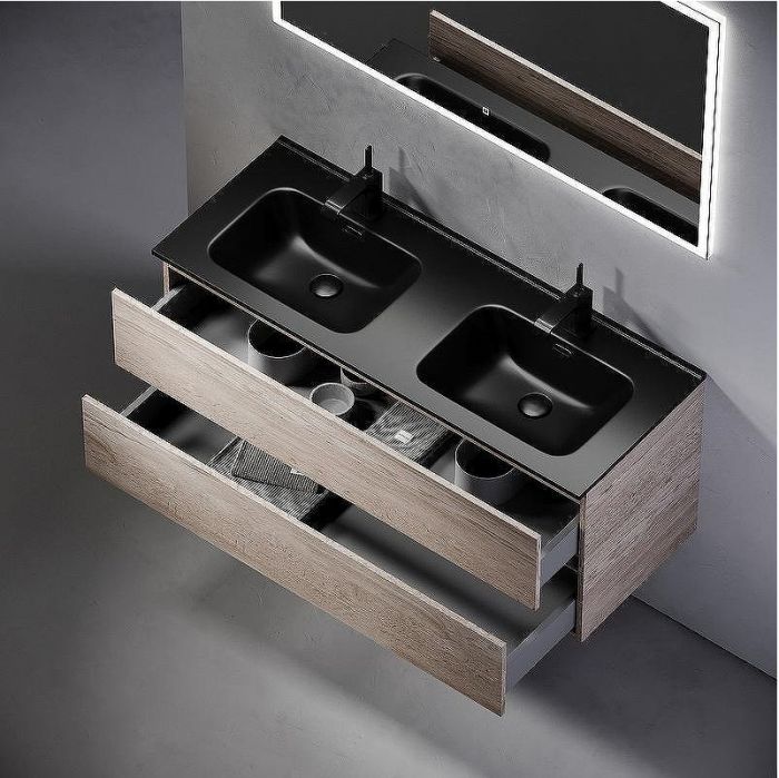 Тумба под раковину Sancos Urban 120 UR120-2EG подвесная Дуб Галифакс натуральный