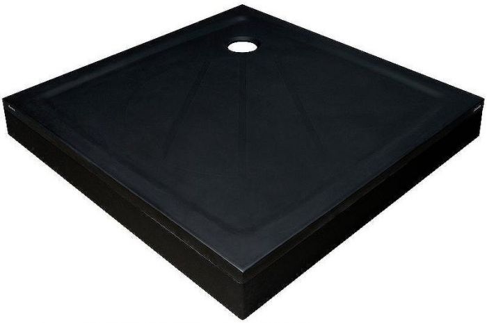 Душевой поддон из искусственного камня Ravak Perseus Pro 100x100 XA03AA01010BM Черный матовый
