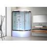 Душевая кабина Royal Bath RB 8120BK3-WT-CH (белое/прозрачное) левая