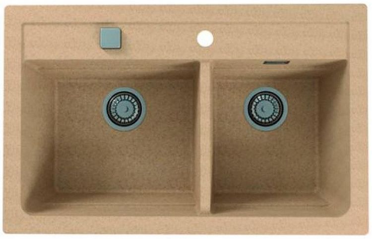 Кухонная мойка Alveus Granital Atrox 50 Beige G55 790x500 1132000 Бежевая
