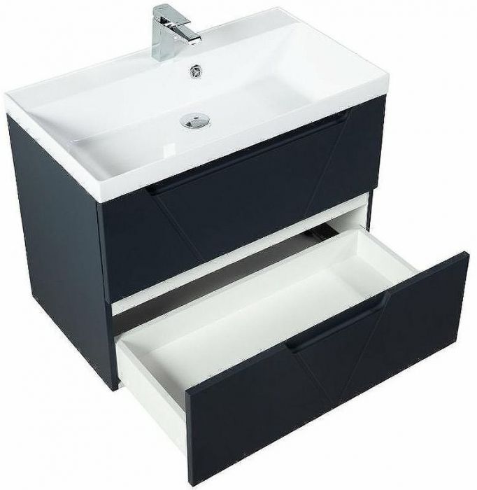 Тумба под раковину BelBagno Vittoria 90 VITTORIA-900-2C-SO-GO-P подвесная Grigio Opaco