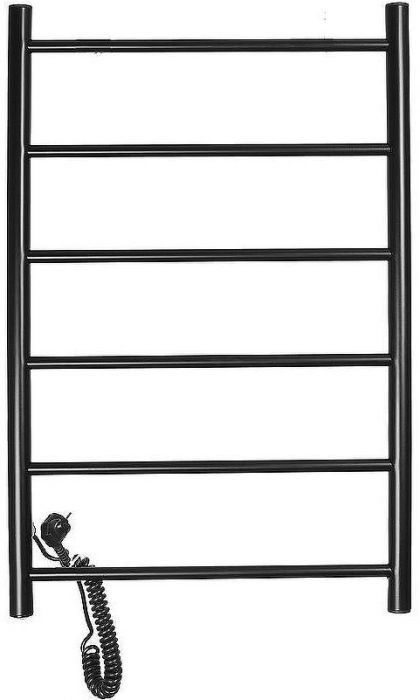 Электрический полотенцесушитель Domoterm Классик DMT 109-6 50x80 EKL Черный матовый