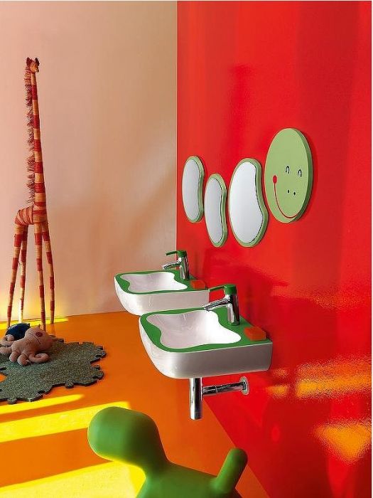 Зеркало Laufen Florakids 32 4.6161.2.003.472.1 Зеленое