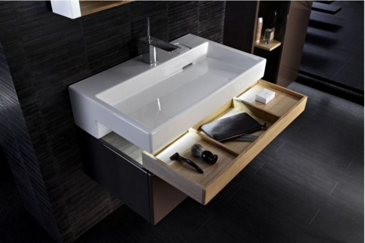 Тумба под раковину Jacob Delafon Terrace 100 см EB1187-274 чёрный Тумба под раковину Jacob Delafon Terrace 100 см EB1187-274 чёрный