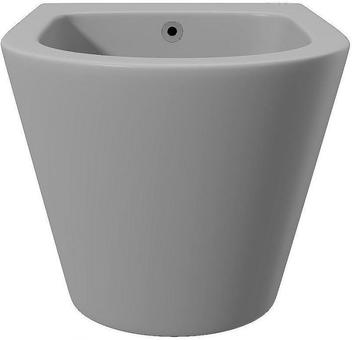 Биде Aqueduto Cone CON0330 подвесное Серое матовое