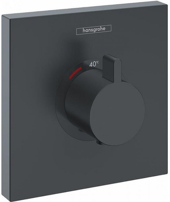 Смеситель для душа Hansgrohe ShowerSelect HighFlow 15760670 с термостатом Черный матовый