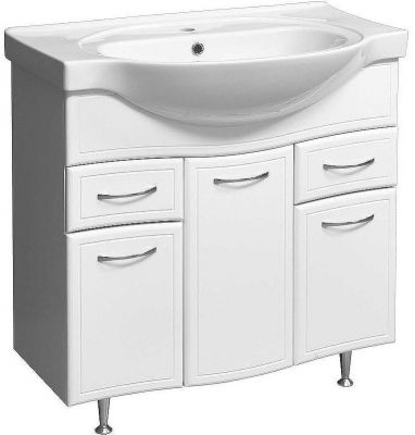 Тумба под раковину Stella Polar Концепт 90 SP-00000132 Белая