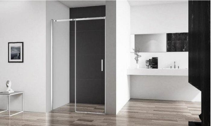 Душевая дверь BelBagno Acqua 120 ACQUA-BF-1-120-C-Cr профиль Хром стекло прозрачное