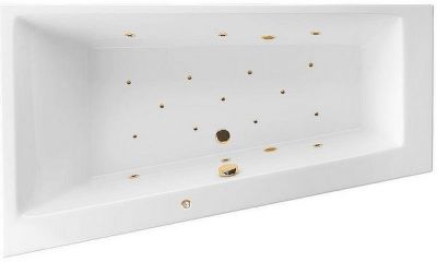 Акриловая ванна Excellent Sfera 170x100 L WAEX.SFL17.RELAX.GL с гидромассажем