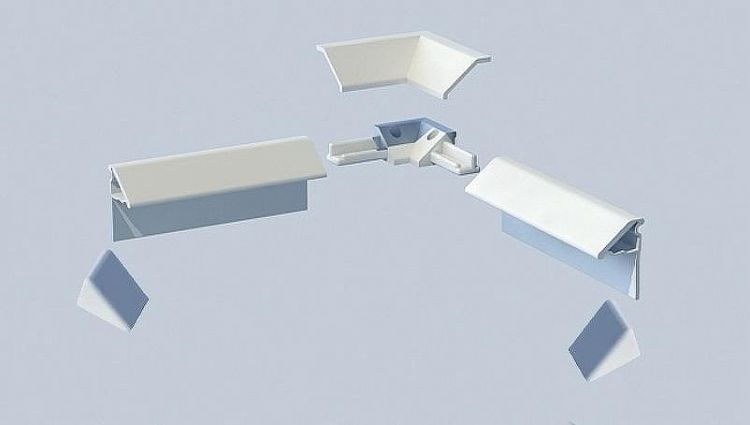 Комплект декоративных планок Altasan KDP200 Белый