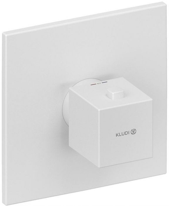 Смеситель для душа Kludi Decus 547395375 с термостатом Белый матовый