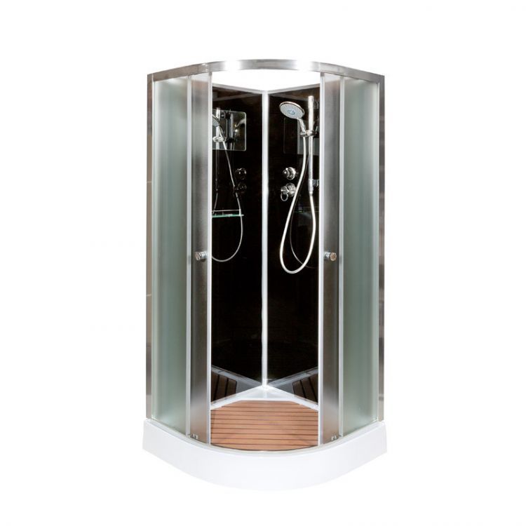 Душевая кабина Deto B01 BLACK 100x100x208