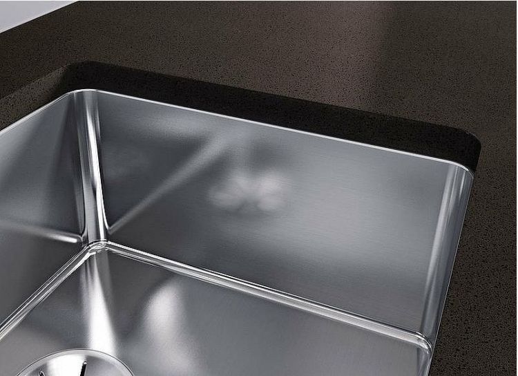 Кухонная мойка Blanco Andano 340/180-U 522979 Нержавеющая сталь с зеркальной полировкой