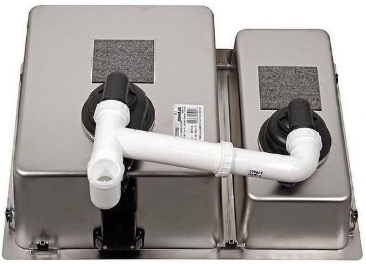 Кухонная мойка Blanco Andano 340/180-U 522979 Нержавеющая сталь с зеркальной полировкой