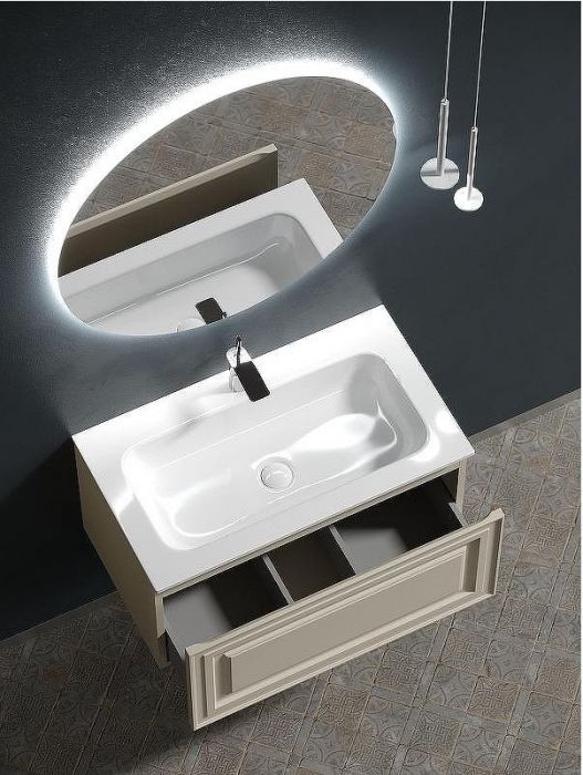 Тумба под раковину Sancos Very 80 VR80CE подвесная Beige Soft