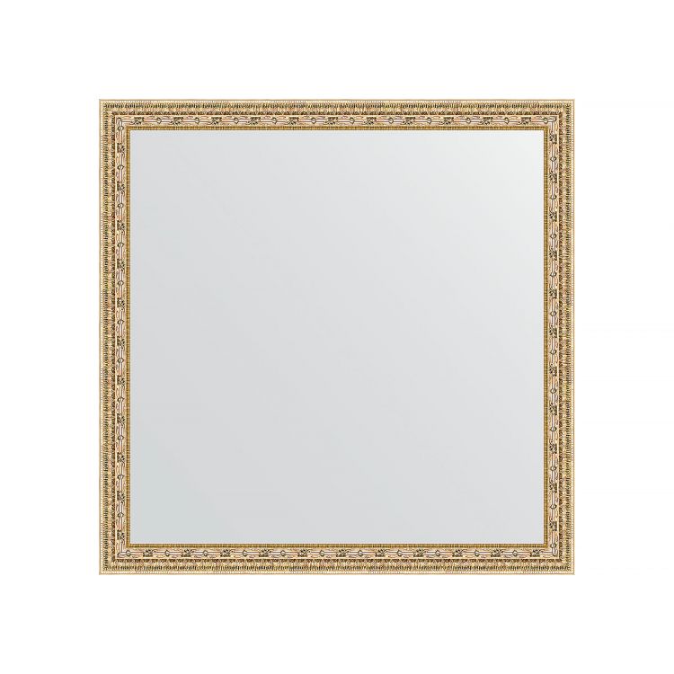 Зеркало EVOFORM  DEFENITE BY 1023 72x72 сусальное золото 47 мм в багетной раме