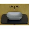 Умывальник CERAMICANOVA Element чаша накладная прямоугольная (цвет Антрацит Матовый) CN6009MH