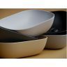 Умывальник CERAMICANOVA Element чаша накладная прямоугольная (цвет Антрацит Матовый) CN6009MH