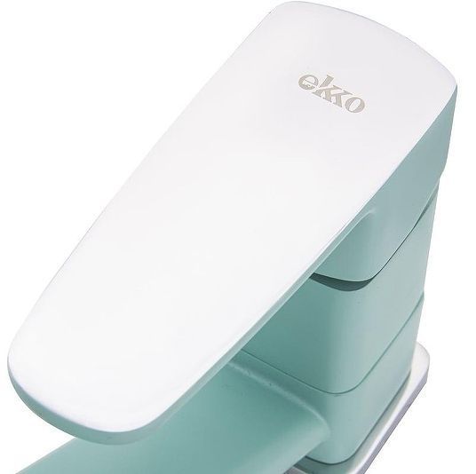 Смеситель для раковины Ekko E45303 цвет Хром Бирюзовый Смеситель для раковины Ekko E45303 цвет Хром Бирюзовый