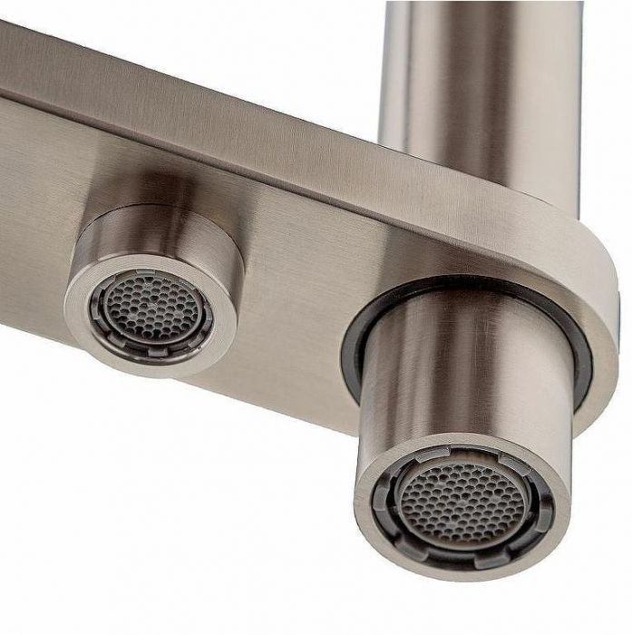 Смеситель для кухни Swedbe Selene Plus 8440 Нержавеющая сталь Черный