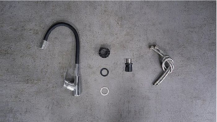 Смеситель для кухни Lemark Linara LM0415C-Black Хром Черный