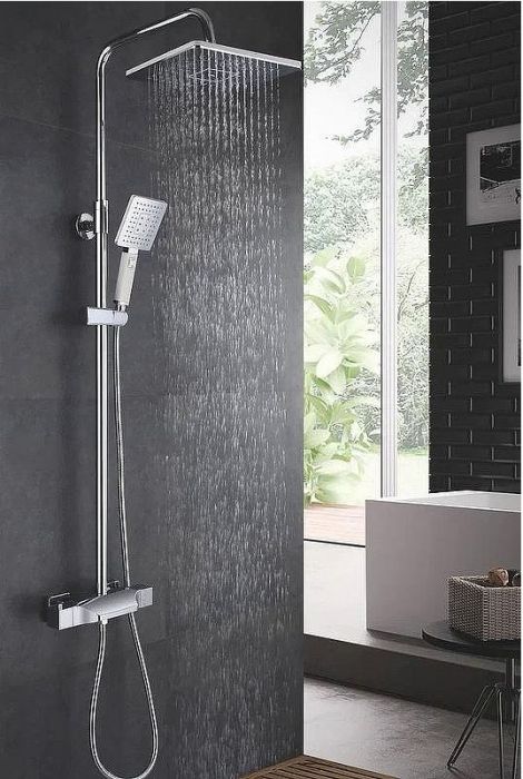 Душевая система Rose R37 R3736 с термостатом Хром