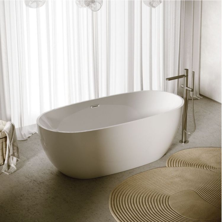 Ванна SANCOS Flo акриловая отдельностоящая, белый 1700x800x580мм, FB02 Ванна SANCOS Flo акриловая отдельностоящая, белый 1700x800x580мм, FB02