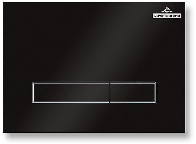 Клавиша смыва Lavinia Boho RelFix 3805003B цвет Черный глянцевый Хром