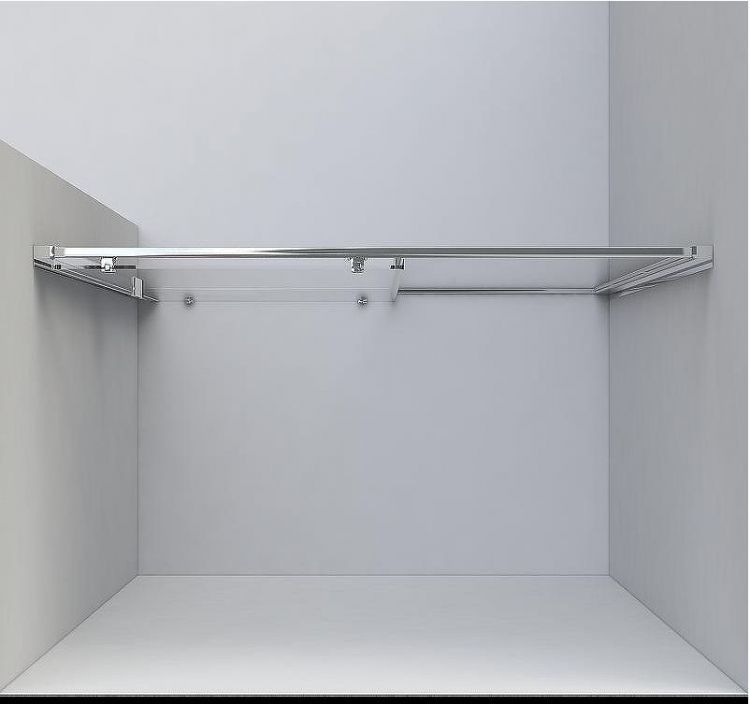 Душевая дверь Vincea Garda 130 VDS-1G130CLG профиль Брашированное золото стекло прозрачное