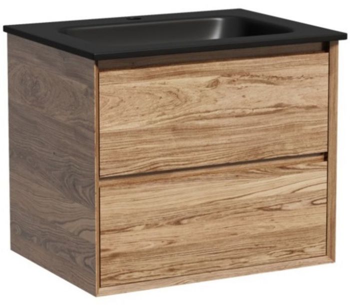 Тумба подвесная SANCOS под раковину Marmi 2.0, дуб чарльстон 590х445х520, MR2.060ECH