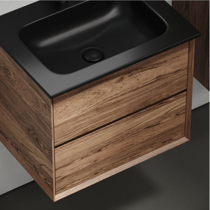 Тумба подвесная SANCOS под раковину Marmi 2.0, дуб чарльстон 590х445х520, MR2.060ECH