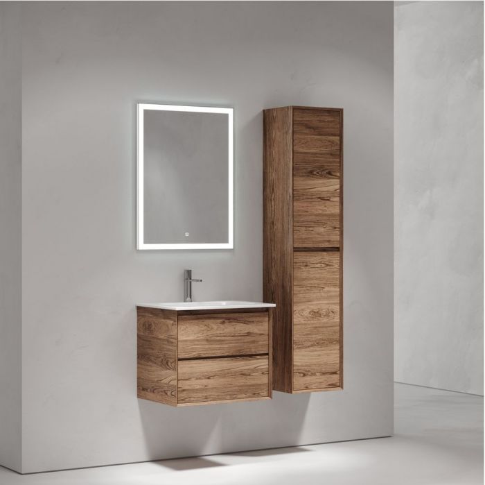 Тумба подвесная SANCOS под раковину Marmi 2.0, дуб чарльстон 590х445х520, MR2.060ECH