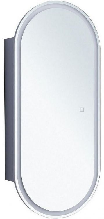 Зеркальный шкаф Aquanet Монте 40 344786 с подсветкой Белый