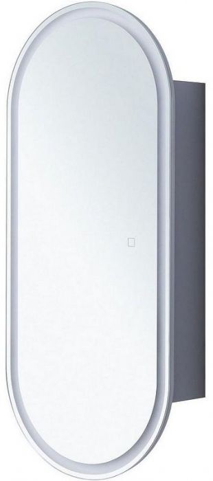 Зеркальный шкаф Aquanet Монте 40 344786 с подсветкой Белый