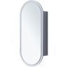 Зеркальный шкаф Aquanet Монте 40 344786 с подсветкой Белый