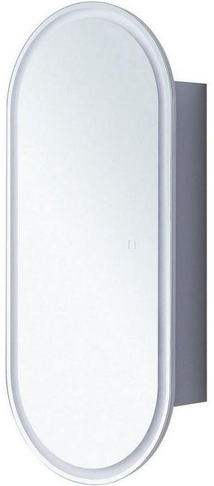 Зеркальный шкаф Aquanet Монте 40 344786 с подсветкой Белый